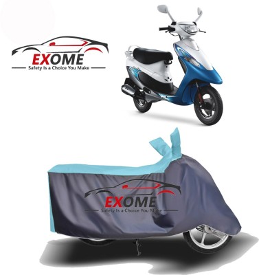 ENTIRELY ELITE Two Wheeler Cover for TVS(Teenz, Blue, Grey)