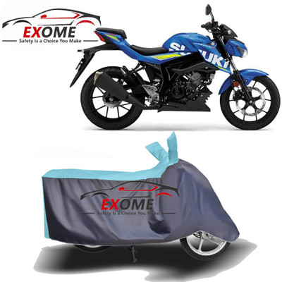 APNEK Two Wheeler Cover for Suzuki(GSX, Blue, Grey)