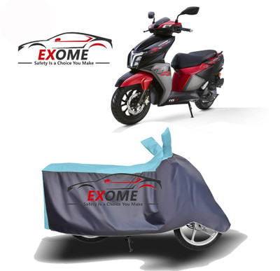 APNEK Two Wheeler Cover for TVS(NTORQ, Grey)