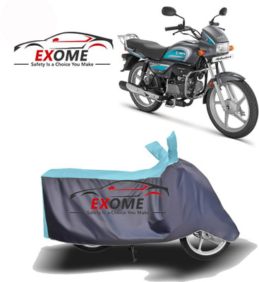 APNEK Two Wheeler Cover for Hero(MotoCorp Splendor Plus, Blue, Grey)