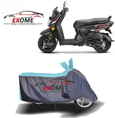 APNEK Two Wheeler Cover for Honda(Cliq, Blue, Grey)