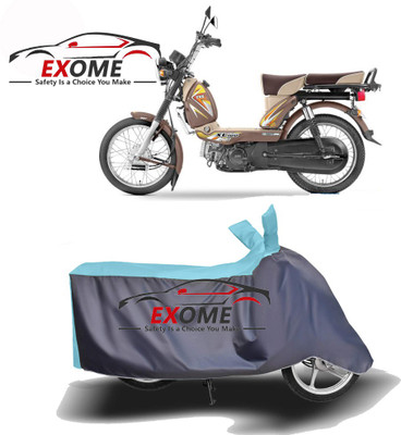 AutoRash Two Wheeler Cover for TVS(XL 100, Blue, Grey)
