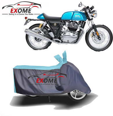 APNEK Two Wheeler Cover for Royal Enfield(Continental GT, Blue, Grey)