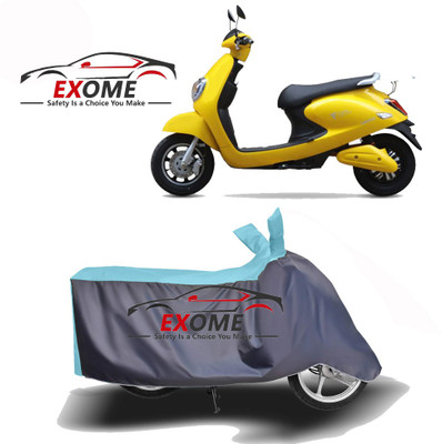 APNEK Two Wheeler Cover for Techo Electra(Emerge, Blue, Grey)