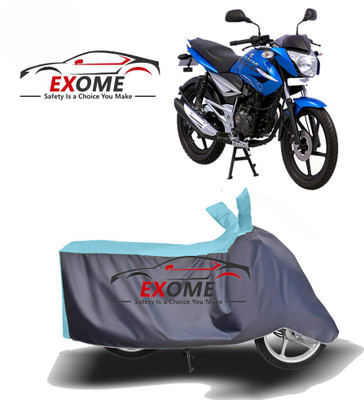 APNEK Two Wheeler Cover for Bajaj(XCD 125cc, Blue, Grey)