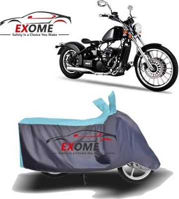 APNEK Two Wheeler Cover for FAB Regal Raptor(Bobber 350, Blue, Grey)