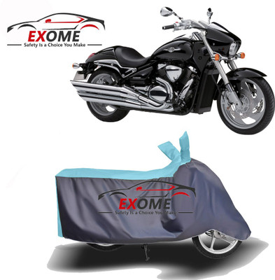 APNEK Two Wheeler Cover for Suzuki(Intruder M800, Blue, Grey)