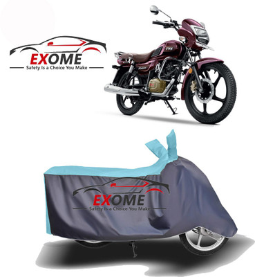 APNEK Two Wheeler Cover for TVS(Radeon, Blue, Grey)