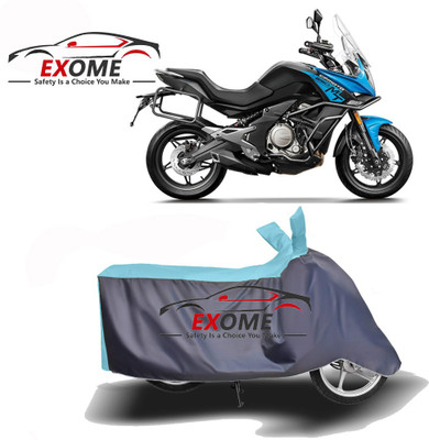APNEK Two Wheeler Cover for CFMoto(650MT, Blue, Grey)