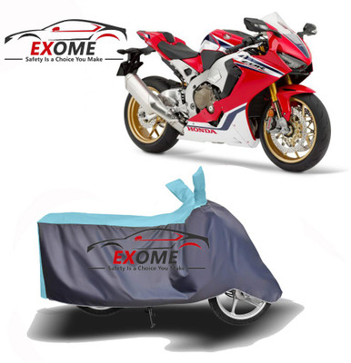 APNEK Two Wheeler Cover for Honda(CBR1000RR Fireblade, Blue, Grey)