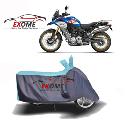 APNEK Two Wheeler Cover for BMW(F 850 GS, Blue, Grey)