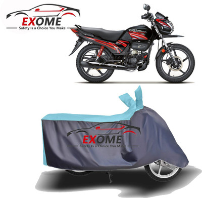ENTIRELY ELITE Two Wheeler Cover for Hero(Passion Pro TR, Blue, Grey)