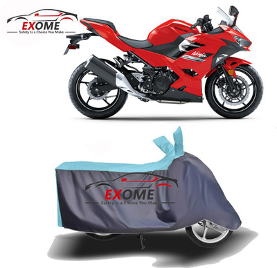 APNEK Two Wheeler Cover for Kawasaki(Ninja, Blue, Grey)