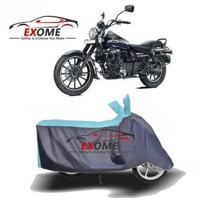 APNEK Two Wheeler Cover for Bajaj(Avenger 150 Street, Blue, Grey)