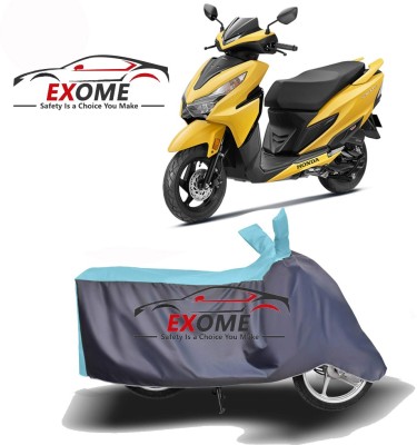 ENTIRELY ELITE Two Wheeler Cover for Honda(Grazia, Blue, Grey)