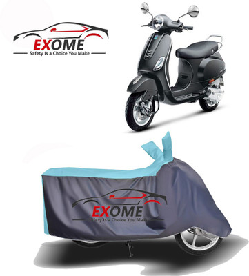 APNEK Two Wheeler Cover for Vespa(Vespa VXL 150, Blue, Grey)