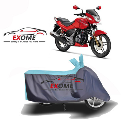 APNEK Two Wheeler Cover for Hero(CBZ TYPE 1, Blue, Grey)