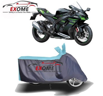 APNEK Two Wheeler Cover for Kawasaki(Ninja ZX-10R, Blue, Grey)