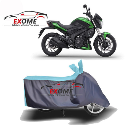 APNEK Two Wheeler Cover for Bajaj(Dominar 400, Blue, Grey)