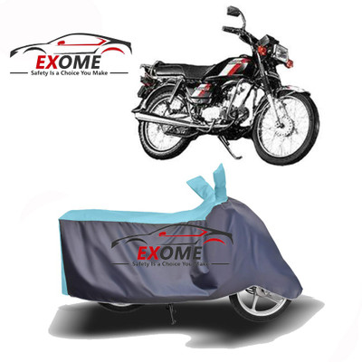 APNEK Two Wheeler Cover for Hero(CD 100 SS, Blue, Grey)