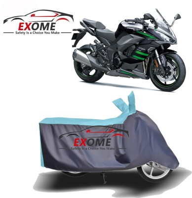 APNEK Two Wheeler Cover for Kawasaki(Ninja 1000, Blue, Grey)