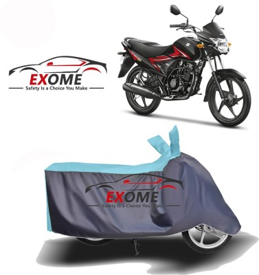 APNEK Two Wheeler Cover for Suzuki(Hayate EP, Blue, Grey)