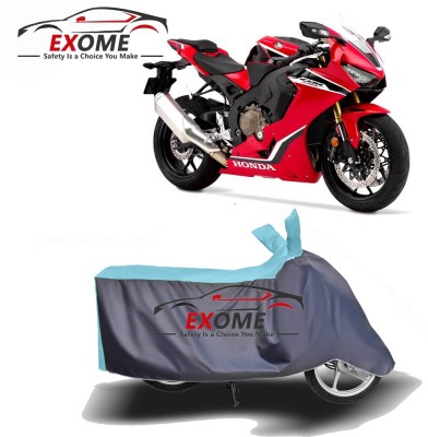 EXOME Two Wheeler Cover for Honda(CBR 1000RR, Blue, Grey)