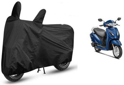 THAPA Waterproof Two Wheeler Cover for Honda(Activa i, Black)