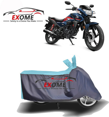 EXOME Two Wheeler Cover for Honda(SP 125, Blue, Grey)