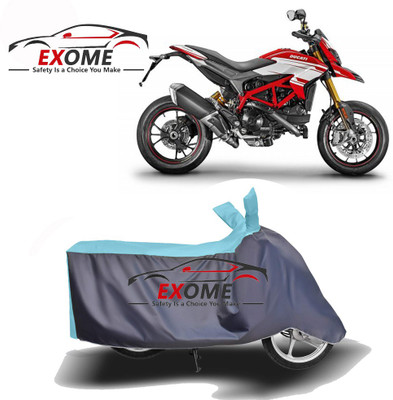 APNEK Two Wheeler Cover for Ducati(Hypermotard, Blue, Grey)