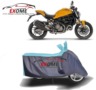 APNEK Two Wheeler Cover for Ducati(Monster 82, Blue, Grey)