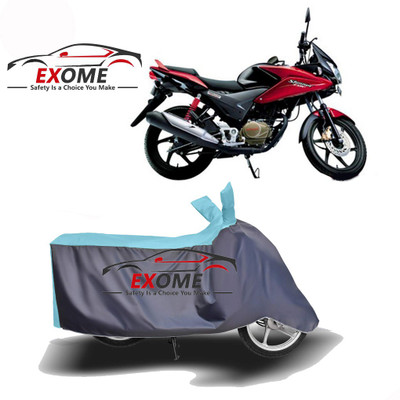 APNEK Two Wheeler Cover for Honda(Stunner CBF, Blue, Grey)