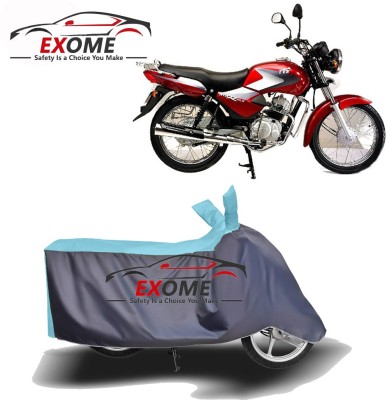 APNEK Two Wheeler Cover for TVS(Star, Blue, Grey)