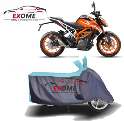 APNEK Two Wheeler Cover for KTM(390 Duke, Blue, Grey)