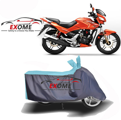 APNEK Two Wheeler Cover for Hero(CBZ Extreme, Blue, Grey)