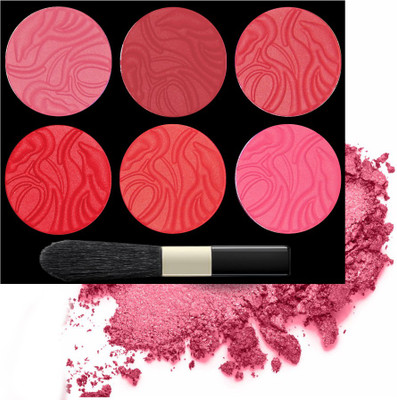 VARS LONDON Matte blusher | matte finish blusher | highly pigmented matte blusher | face blusher | blusher and contour combo palette(multi color)