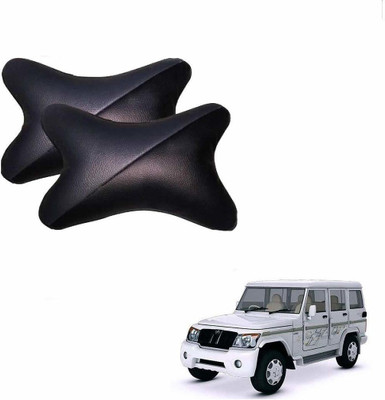 KOZDIKO Black Leatherite(Rectangular, Pack of 2)