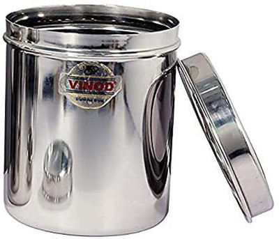 VINOD Steel Grocery Container  - 1.2 L(Silver)
