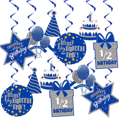Party Propz Blue Swirls