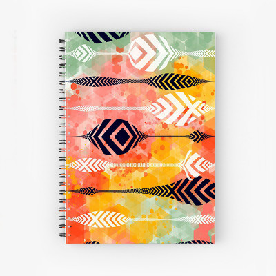 Art Bundle Colorful pattern art ( 160 Pages Unruled, A5, 90 GSM Natural Shade Paper ) A5 Notebook no 160 Pages(Multicolor)