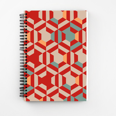 Art Bundle Pattern A5 Notebook no 160 Pages(Multicolor)