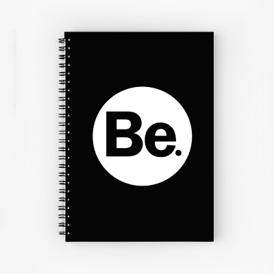 Art Bundle Be - Black & White Art A5 Size Wiro Bound Spiral Notebook Diary ( 90 GSM Natural Shade Paper ) A5 Notebook no 160 Pages(Black, White)