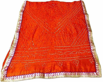 MANGAL MURTI CREATION Art Silk Polka Print Women Dupatta