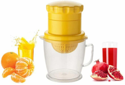 asqure Plastic MINI SMALL NANO 1 HAND PRESS MANUAL JUICER ,HAND JUICER Hand Juicer(Orange)