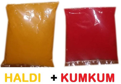 shakti Pooja special Haldi - Kumkum | 250 gm. each | 2 in 1 pack | Daily Pooja Needs | Special Zip Lock