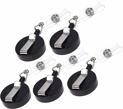 I CARDE Plastic ID Badge Reel(Pack of 5)