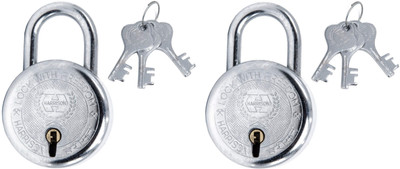 HARRISON T-26/BCP-0272 Key Padlock (Silver, Pack ) Padlock(Silver)