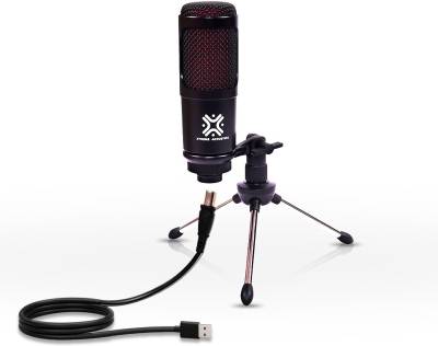 Xtreme Acoustics XA-C01-BKU USB Condenser Microphone with Tripod Stand and USB Cable for Gaming, Streaming, Work from Home, Podcasting, YouTube, Voice Over, Twitch, Compatible with Laptop Desktop. Microphone