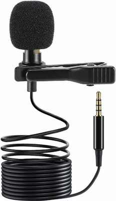 RODZ 3.5mm Clip Microphone | Collar Mike for Voice Recording |Microphone,5 Meter Wire Microphone