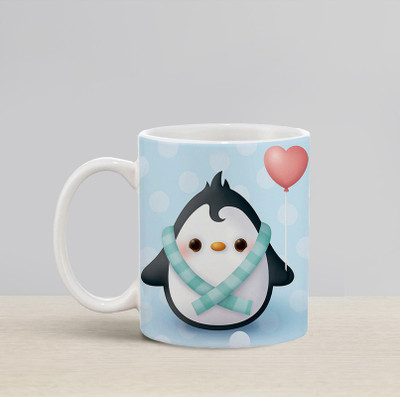 Flipkart SmartBuy Penguine Ceramic Coffee Mug(330 ml)